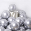 Balony srebrne efekt chromu 5 sztuk